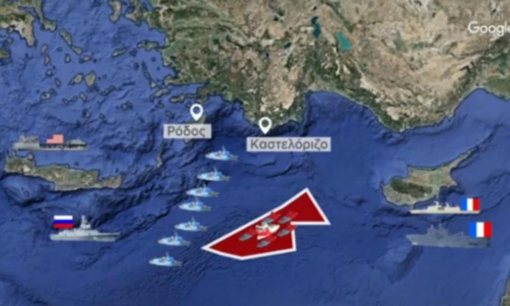 ''Γεμίζει'' πολεμικά πλοία η Α.Μεσόγειος - Ρωσικό πλοίο νότια της Κρήτης